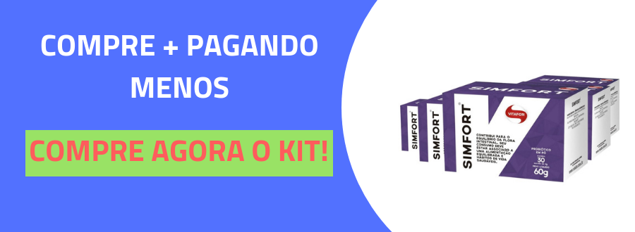 Simfort Mix de Probióticos Vitafor 30 saches de 2g-4